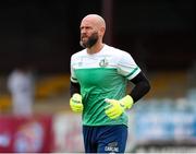 15 August 2021; Alan Mannus of Shamrock Rovers warms up before the SSE Airtricity League Premier Division match between Drogheda United and Shamrock Rovers at Head in the Game Park in Drogheda, Louth. Photo by Michael P Ryan/Sportsfile