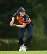 15 August 2021; Christina Coulter-Reilly of Scorchers during the Arachas Super Series 2021 Super 20 round 5 match between Typhoons and Scorchers at North Kildare Cricket Club in Kilcock, Kildare. Photo by Ramsey Cardy/Sportsfile