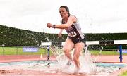 15 August 2021; Sarah Gilhooley of Galway County competing in the Women's 3000m Steeplechase during the Irish Life Health National League Final at Tullamore Harriers Stadium in Tullamore, Offaly. Photo by Sam Barnes/Sportsfile
