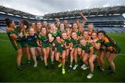 15 August 2021; Meath players celebrate following the TG4 All-Ireland Senior Ladies Football Championship Semi-Final match between Cork and Meath at Croke Park in Dublin. Photo by Stephen McCarthy/Sportsfile