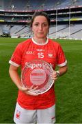 15 August 2021; Player of the match Eimear Scally of Cork after the TG4 All-Ireland Senior Ladies Football Championship Semi-Final match between Cork and Meath at Croke Park in Dublin. Photo by Ray McManus/Sportsfile
