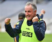 15 August 2021; Meath manager Eamonn Murray reacts to a late score, in normal time, the TG4 All-Ireland Senior Ladies Football Championship Semi-Final match between Cork and Meath at Croke Park in Dublin. Photo by Ray McManus/Sportsfile