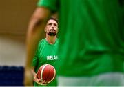 15 August 2021; Jason Killeen of Ireland before the FIBA Men’s European Championship for Small Countries day five match between Ireland and Malta at National Basketball Arena in Tallaght, Dublin. Photo by Eóin Noonan/Sportsfile