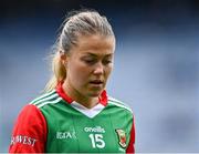 14 August 2021; Sarah Rowe of Mayo dejected after her side's defeat in the TG4 Ladies Football All-Ireland Championship semi-final match between Dublin and Mayo at Croke Park in Dublin. Photo by Piaras Ó Mídheach/Sportsfile