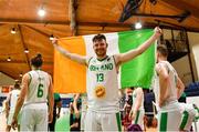 15 August 2021; Jordan Blount of Ireland after the FIBA Men’s European Championship for Small Countries day five match between Ireland and Malta at National Basketball Arena in Tallaght, Dublin. Photo by Eóin Noonan/Sportsfile