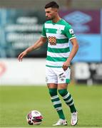 15 August 2021; Danny Mandroiu of Shamrock Rovers during the SSE Airtricity League Premier Division match between Drogheda United and Shamrock Rovers at Head in the Game Park in Drogheda, Louth. Photo by Michael P Ryan/Sportsfile