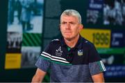 16 August 2021; Limerick manager John Kiely during a Limerick senior hurling press conference at LIT Gaelic Grounds in Limerick. Photo by Diarmuid Greene/Sportsfile