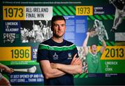 16 August 2021; Limerick captain Declan Hannon during a Limerick senior hurling press conference at LIT Gaelic Grounds in Limerick. Photo by Diarmuid Greene/Sportsfile