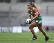 14 August 2021; Sarah Rowe of Mayo during the TG4 Ladies Football All-Ireland Championship semi-final match between Dublin and Mayo at Croke Park in Dublin. Photo by Piaras Ó Mídheach/Sportsfile