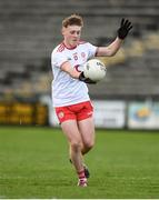 13 August 2021; Ronan Strain of Tyrone during the Electric Ireland Ulster GAA Football Minor Championship Final match between Donegal and Tyrone at Brewster Park in Enniskillen, Fermanagh. Photo by Ben McShane/Sportsfile