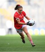15 August 2021; Ashling Hutchings of Cork during the TG4 All-Ireland Senior Ladies Football Championship Semi-Final match between Cork and Meath at Croke Park in Dublin. Photo by Stephen McCarthy/Sportsfile