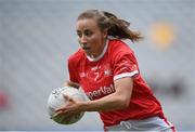 15 August 2021; Melissa Duggan of Cork during the TG4 All-Ireland Senior Ladies Football Championship Semi-Final match between Cork and Meath at Croke Park in Dublin. Photo by Stephen McCarthy/Sportsfile