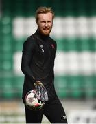 11 August 2021; Cameron Yates during a Dundalk training session at Tallaght Stadium in Dublin. Photo by Ben McShane/Sportsfile