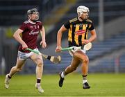 13 August 2021; Joe Fitzpatrick of Kilkenny in action against Michéal Power of Galway during the Electric Ireland GAA All-Ireland hurling minor championship semi-final match between Kilkenny and Galway at Semple Stadium in Thurles, Tipperary. Photo by Piaras Ó Mídheach/Sportsfile