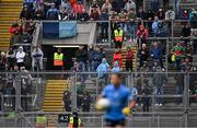 14 August 2021; Supporters on Hill 16 during the GAA Football All-Ireland Senior Championship semi-final match between Dublin and Mayo at Croke Park in Dublin. Photo by Piaras Ó Mídheach/Sportsfile