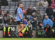 14 August 2021; James McCarthy of Dublin heads to the sin-bin after he was shown the black card by referee Conor Lane during the GAA Football All-Ireland Senior Championship semi-final match between Dublin and Mayo at Croke Park in Dublin. Photo by Piaras Ó Mídheach/Sportsfile