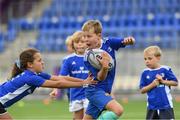 18 August 2021; Participants in action during the Bank of Ireland Leinster Rugby Summer Camp at Energia Park in Dublin. Photo by Matt Browne/Sportsfile