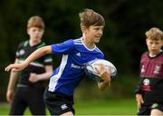 18 August 2021; Jonah Nathan, age 12, in action during the Bank of Ireland Leinster Rugby Summer Camp at DLSP RFC in Kilternan, Dublin. Photo by Matt Browne/Sportsfile