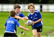 18 August 2021; Matthew Hickey, age 11, in action during the Bank of Ireland Leinster Rugby Summer Camp at DLSP RFC in Kilternan, Dublin. Photo by Matt Browne/Sportsfile