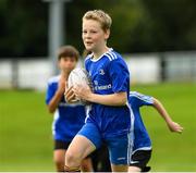 18 August 2021; Jack Lenehan, age 11, in action during the Bank of Ireland Leinster Rugby Summer Camp at DLSP RFC in Kilternan, Dublin. Photo by Matt Browne/Sportsfile