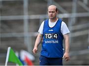 15 August 2021; Laois manager Donie Brennan during the TG4 All-Ireland Intermediate Ladies Football Championship Semi-Final match between Laois and Wexford at UPMC Nowlan Park in Kilkenny. Photo by Piaras Ó Mídheach/Sportsfile