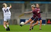 15 August 2021; Leona Archibold of Westmeath during the TG4 All-Ireland Senior Ladies Football Championship Semi-Final match between Kildare and Westmeath at Parnell Park in Dublin. Photo by Brendan Moran/Sportsfile