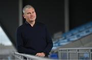 19 August 2021; Mayo manager James Horan stands for a portrait after a Mayo senior football media conference at Hastings MacHale Park in Castlebar, Mayo. Photo by Seb Daly/Sportsfile