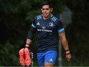 19 August 2021; Michael Alaalatoa arrives for Leinster Rugby squad training at UCD in Dublin. Photo by Brendan Moran/Sportsfile