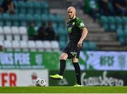 19 August 2021; Joey O'Brien of Shamrock Rovers during the UEFA Europa Conference League play-off first leg match between Flora Tallinn and Shamrock Rovers at A. Le Coq Arena in Tallinn, Estonia Photo by Eóin Noonan/Sportsfile
