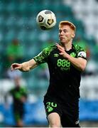 19 August 2021; Rory Gaffney of Shamrock Rovers during the UEFA Europa Conference League play-off first leg match between Flora Tallinn and Shamrock Rovers at A. Le Coq Arena in Tallinn, Estonia Photo by Eóin Noonan/Sportsfile