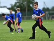 20 August 2021; Ollie Preston in action during the Bank of Ireland Leinster Rugby Summer Camp at North Kildare RFC in Kilcock, Kildare. Photo by Piaras Ó Mídheach/Sportsfile
