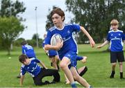 20 August 2021; Bobby Dunne in action during the Bank of Ireland Leinster Rugby Summer Camp at North Kildare RFC in Kilcock, Kildare. Photo by Piaras Ó Mídheach/Sportsfile