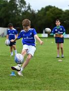 20 August 2021; Sam Flavin in action during the Bank of Ireland Leinster Rugby Summer Camp at North Kildare RFC in Kilcock, Kildare. Photo by Piaras Ó Mídheach/Sportsfile