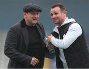 20 August 2021; Waterford manager Marc Bircham, left, with Longford Town manager Daire Doyle before the SSE Airtricity League Premier Division match between Waterford and Longford Town at RSC in Waterford. Photo by Michael P Ryan/Sportsfile
