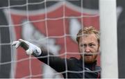 20 August 2021; Dundalk goalkeeper Cameron Yates before the SSE Airtricity League Premier Division match between Dundalk and Drogheda United at Oriel Park in Dundalk, Louth. Photo by Stephen McCarthy/Sportsfile