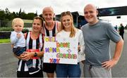 21 August 2021; Catherine and Johnny O'Sullivan from Galtee Runners AC, in Cork, celebrate with their daughter Kelly and her son Tomás O'Brien and partner Eamonn O'Brien, after both finishing second in the women's and men's 50 kilometre races, at the Irish National 50 kilometre and 100 kilometre Championships, incorporating the Anglo Celtic Plate, at Mondello Park in Naas, Kildare. Photo by Brendan Moran/Sportsfile