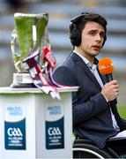 21 August 2021; TG4 analyst Jamie Wall before the 2021 Electric Ireland GAA Hurling All-Ireland Minor Championship Final match between Cork and Galway at Semple Stadium in Thurles, Tipperary. Photo by Stephen McCarthy/Sportsfile