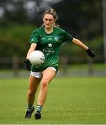 21 August 2021; Iris Kennelly of Limerick during the TG4 All-Ireland Ladies Football Junior Championship Semi-Final match between Wicklow and Limerick at Joe Foxe Memorial Park, Tang GAA Club in Westmeath. Photo by Ray McManus/Sportsfile