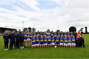 21 August 2021; The Wicklow squad and officials before the TG4 All-Ireland Ladies Football Junior Championship Semi-Final match between Wicklow and Limerick at Tang GAA Club in Westmeath. Photo by Ray McManus/Sportsfile