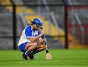 21 August 2021; Vikki Falconer of Waterford dejected after her side's defeat in the All-Ireland Senior Camogie Championship Quarter-Final match between Tipperary and Waterford at Páirc Uí Chaoimh in Cork. Photo by Piaras Ó Mídheach/Sportsfile