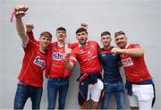22 August 2021; Cork supporters before the GAA Hurling All-Ireland Senior Championship Final match between Cork and Limerick in Croke Park, Dublin. Photo by Stephen McCarthy/Sportsfile
