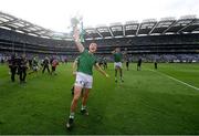 22 August 2021; Kyle Hayes of Limerick celebrates after the GAA Hurling All-Ireland Senior Championship Final match between Cork and Limerick in Croke Park, Dublin. Photo by Ramsey Cardy/Sportsfile