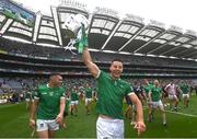 22 August 2021; Dan Morrissey of Limerick celebrates after the GAA Hurling All-Ireland Senior Championship Final match between Cork and Limerick in Croke Park, Dublin. Photo by Ramsey Cardy/Sportsfile