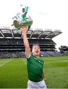 22 August 2021; Pat Ryan of Limerick with the Liam MacCarthy Cup after the GAA Hurling All-Ireland Senior Championship Final match between Cork and Limerick in Croke Park, Dublin. Photo by Stephen McCarthy/Sportsfile