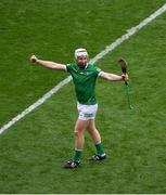 22 August 2021; Cian Lynch of Limerick celebrates at the end of the GAA Hurling All-Ireland Senior Championship Final match between Cork and Limerick in Croke Park, Dublin. Photo by Daire Brennan/Sportsfile