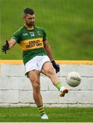 22 August 2021; Former Ireland and Leinster rugby union player Rob Kearney playing for Cooley Kickhams GAC during the Hollywood Developments Division 1 League match between Cooley Kickhams and Newtown Blues at Fr McEvoy Park in Carlingford, Louth. Photo by Philip Fitzpatrick/Sportsfile