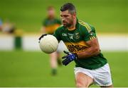 22 August 2021; Former Ireland and Leinster rugby union player Rob Kearney playing for Cooley Kickhams GAC during the Hollywood Developments Division 1 League match between Cooley Kickhams and Newtown Blues at Fr McEvoy Park in Carlingford, Louth. Photo by Philip Fitzpatrick/Sportsfile