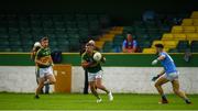 22 August 2021; Former Ireland and Leinster rugby union player Rob Kearney playing for Cooley Kickhams GAC during the Hollywood Developments Division 1 League match between Cooley Kickhams and Newtown Blues at Fr McEvoy Park in Carlingford, Louth. Photo by Philip Fitzpatrick/Sportsfile