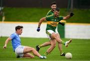 22 August 2021; Former Ireland and Leinster rugby union player Rob Kearney playing for Cooley Kickhams GAC during the Hollywood Developments Division 1 League match between Cooley Kickhams and Newtown Blues at Fr McEvoy Park in Carlingford, Louth. Photo by Philip Fitzpatrick/Sportsfile