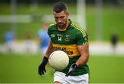 22 August 2021; Former Ireland and Leinster rugby union player Rob Kearney playing for Cooley Kickhams GAC during the Hollywood Developments Division 1 League match between Cooley Kickhams and Newtown Blues at Fr McEvoy Park in Carlingford, Louth. Photo by Philip Fitzpatrick/Sportsfile